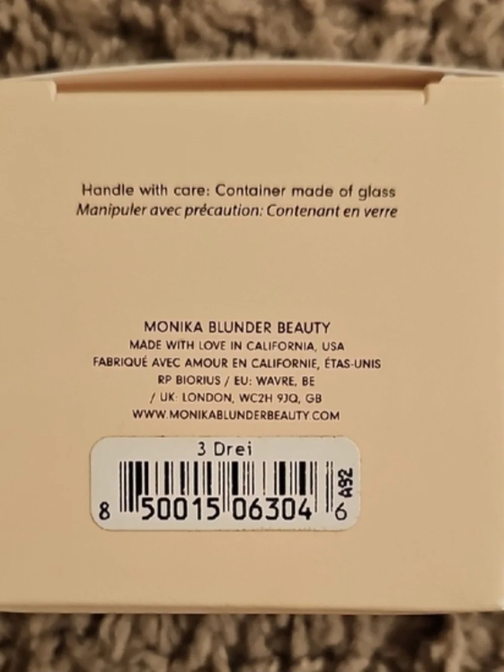 Monika Blunder Cover Concealer/Foundation - 3 DREI New Never Used
